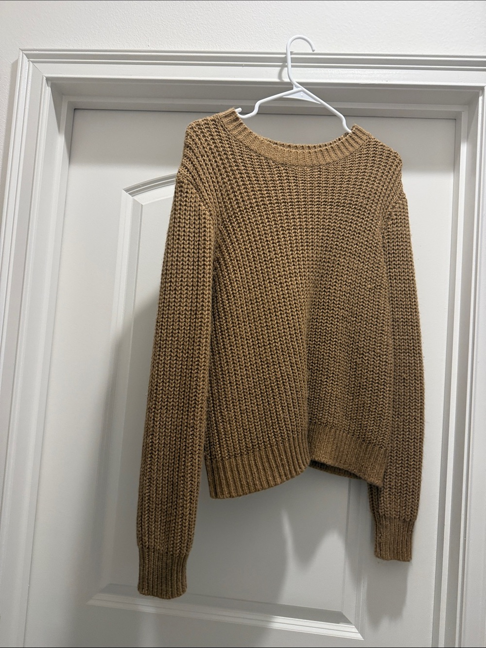 Forever 21 Camel Brown Chunky Knit Sweater